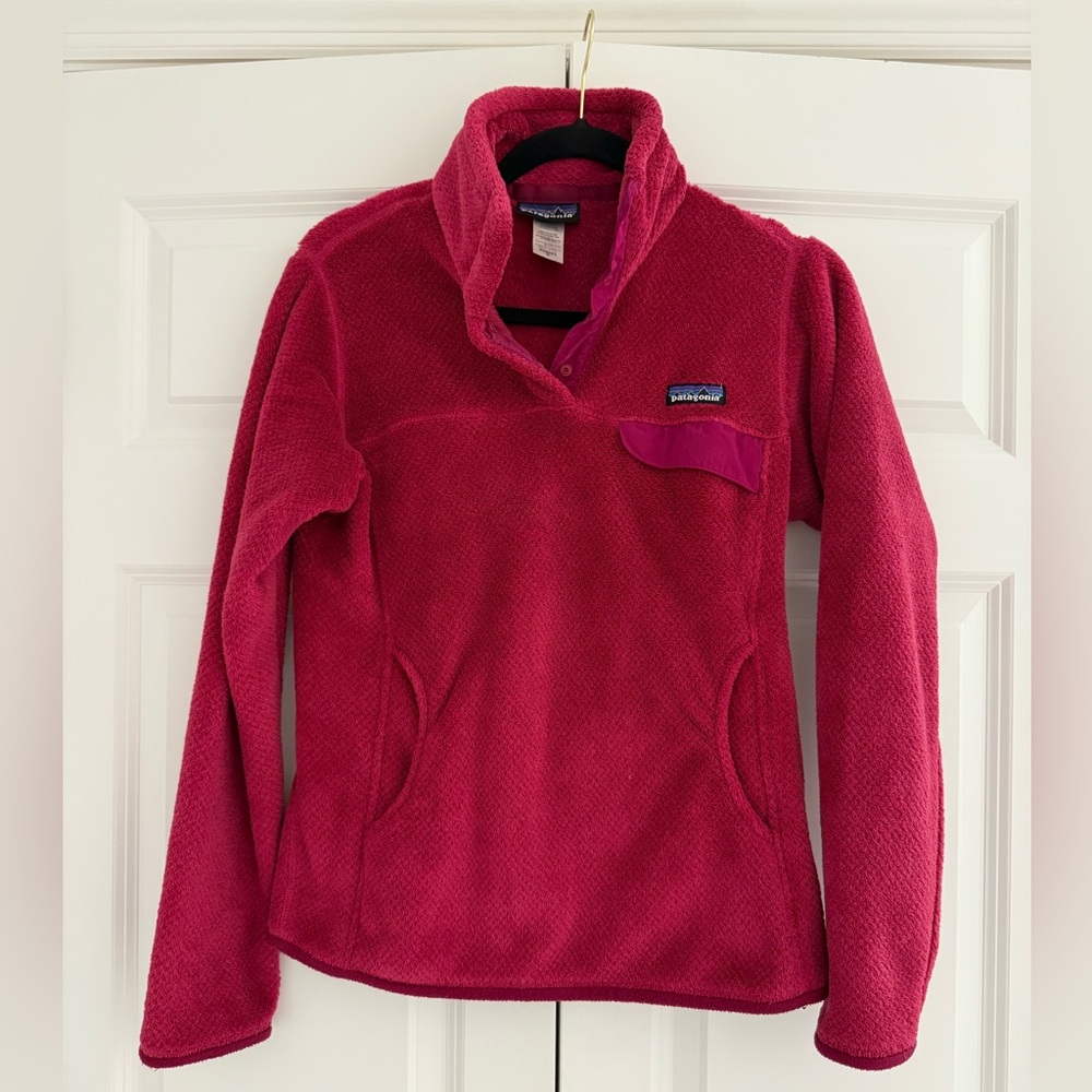 Raspberry Patagonia Pullover